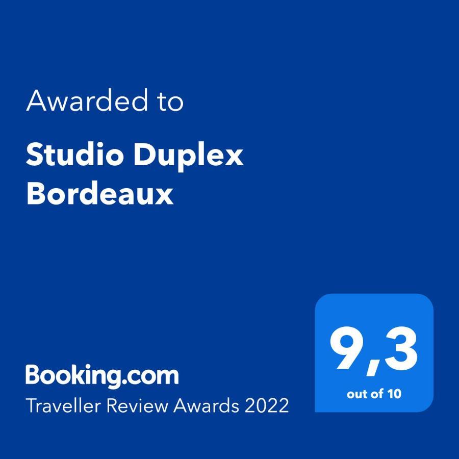 Duplex-Terrasse-Parking-Climatisation Lägenhet Bordeaux Exteriör bild
