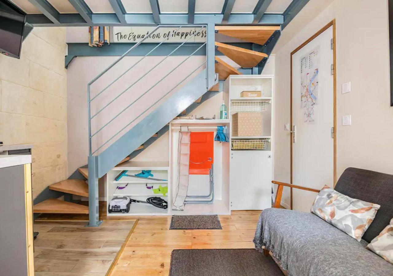 Duplex-Terrasse-Parking-Climatisation Lägenhet Bordeaux Exteriör bild